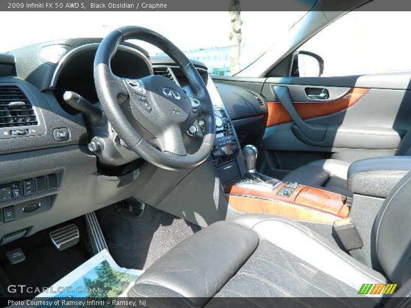 Black Obsidian / Graphite 2009 Infiniti FX 50 AWD S