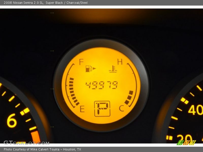 Super Black / Charcoal/Steel 2008 Nissan Sentra 2.0 SL