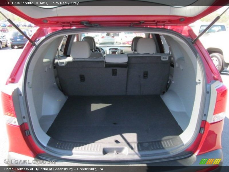 Spicy Red / Gray 2011 Kia Sorento LX AWD