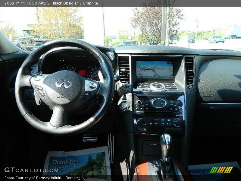 Black Obsidian / Graphite 2009 Infiniti FX 50 AWD S