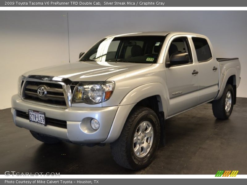 Silver Streak Mica / Graphite Gray 2009 Toyota Tacoma V6 PreRunner TRD Double Cab