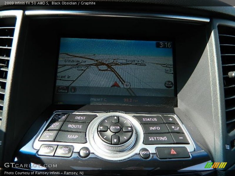Black Obsidian / Graphite 2009 Infiniti FX 50 AWD S