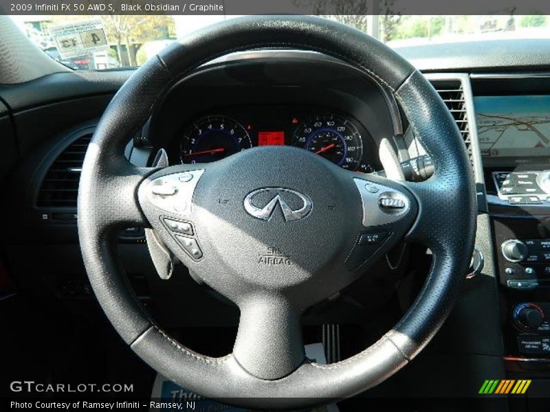 Black Obsidian / Graphite 2009 Infiniti FX 50 AWD S