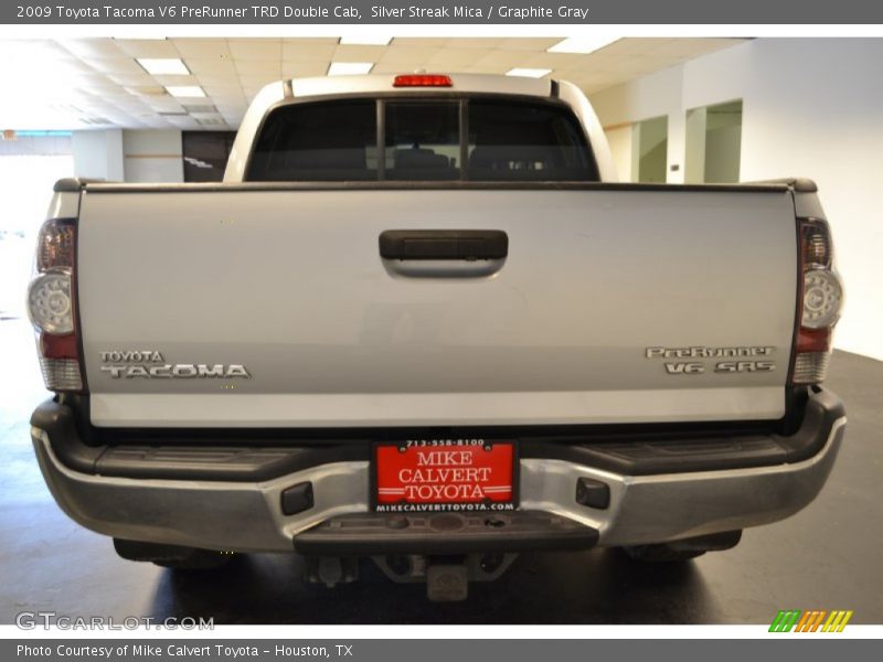 Silver Streak Mica / Graphite Gray 2009 Toyota Tacoma V6 PreRunner TRD Double Cab