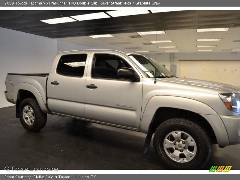 Silver Streak Mica / Graphite Gray 2009 Toyota Tacoma V6 PreRunner TRD Double Cab