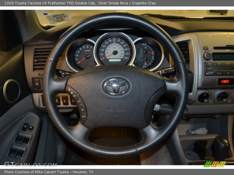 Silver Streak Mica / Graphite Gray 2009 Toyota Tacoma V6 PreRunner TRD Double Cab