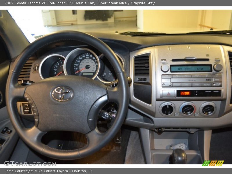 Silver Streak Mica / Graphite Gray 2009 Toyota Tacoma V6 PreRunner TRD Double Cab