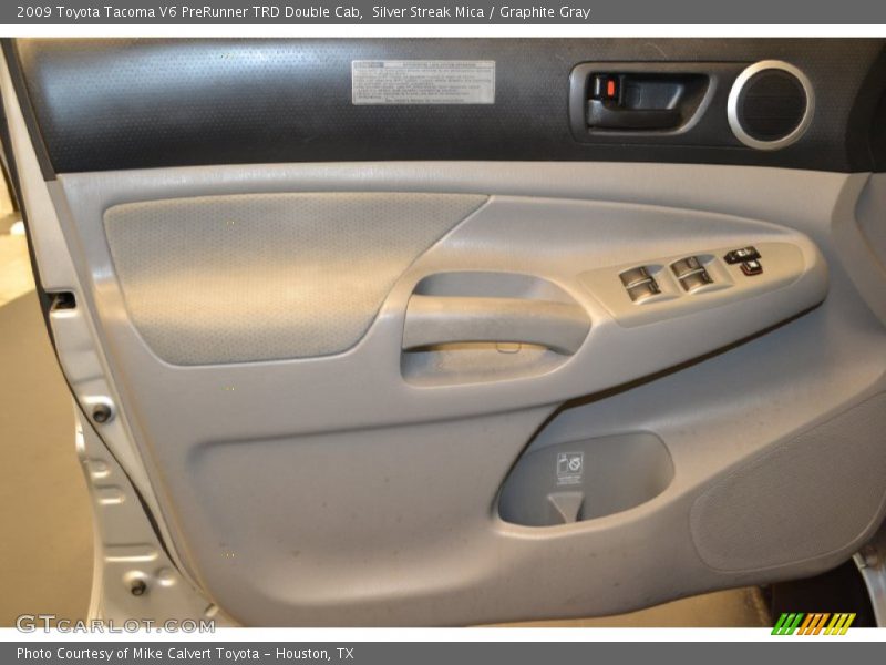 Silver Streak Mica / Graphite Gray 2009 Toyota Tacoma V6 PreRunner TRD Double Cab