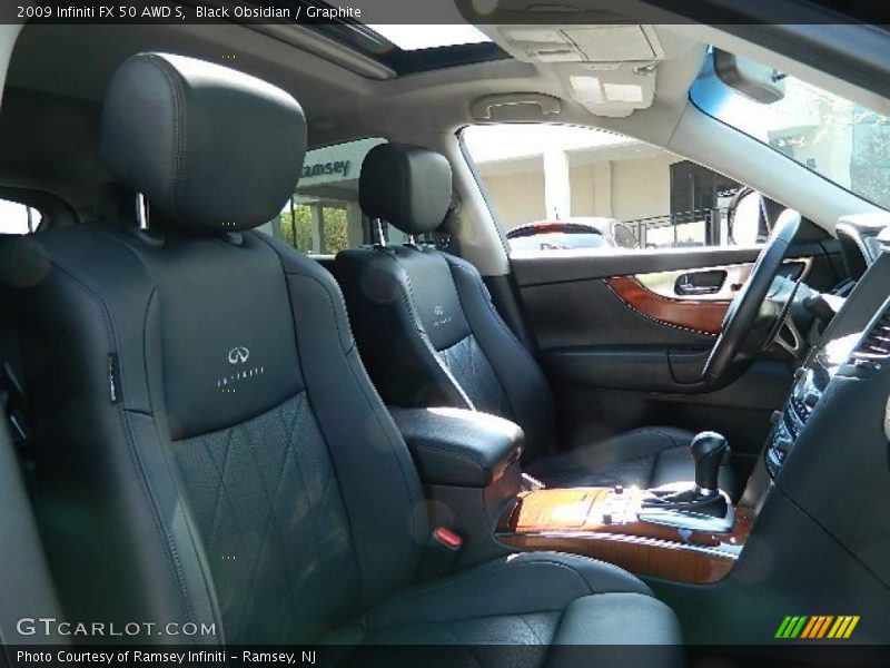 Black Obsidian / Graphite 2009 Infiniti FX 50 AWD S