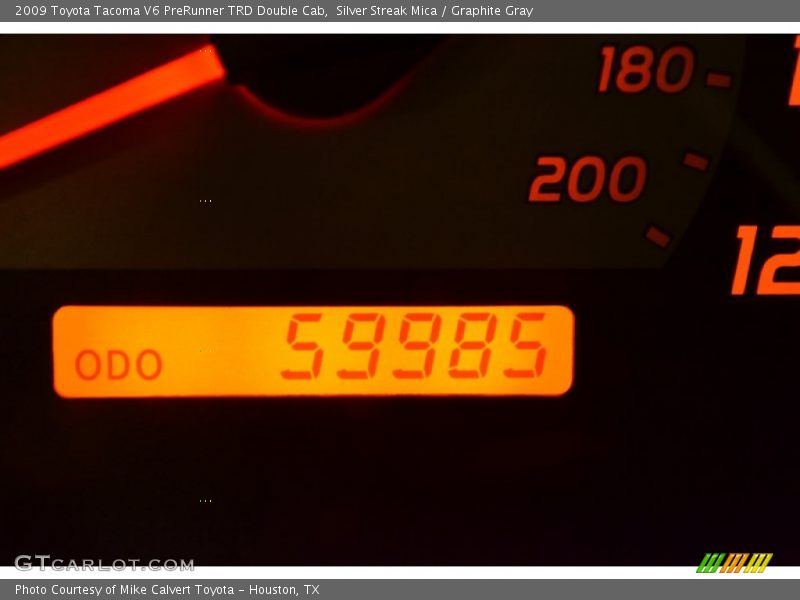 Silver Streak Mica / Graphite Gray 2009 Toyota Tacoma V6 PreRunner TRD Double Cab