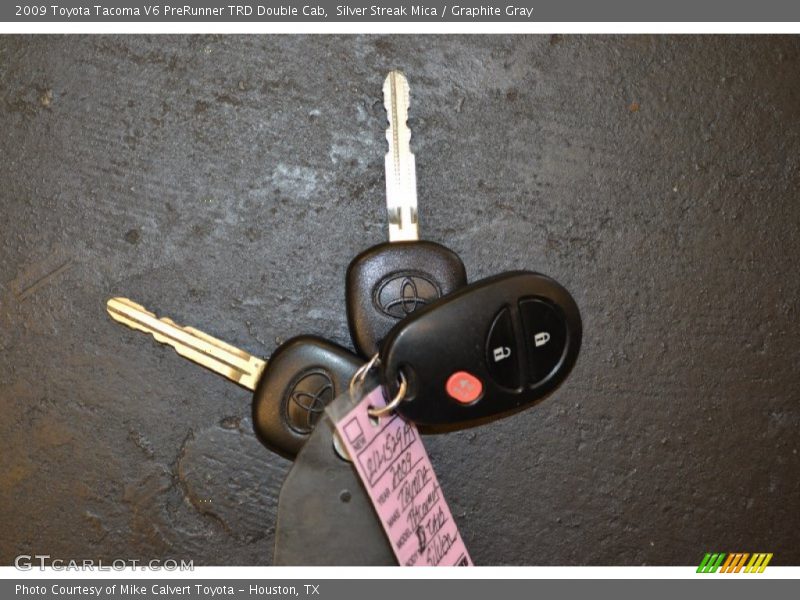 Silver Streak Mica / Graphite Gray 2009 Toyota Tacoma V6 PreRunner TRD Double Cab