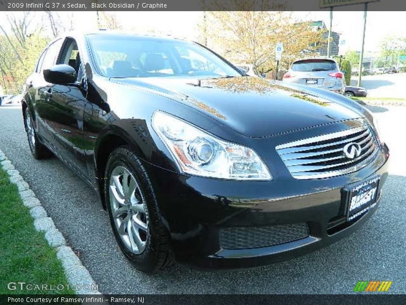 Black Obsidian / Graphite 2009 Infiniti G 37 x Sedan