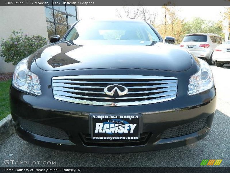 Black Obsidian / Graphite 2009 Infiniti G 37 x Sedan