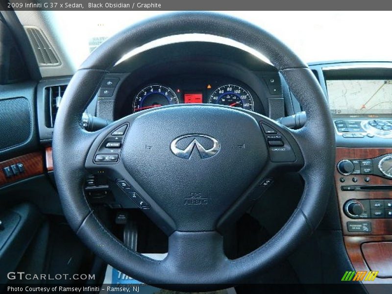 Black Obsidian / Graphite 2009 Infiniti G 37 x Sedan