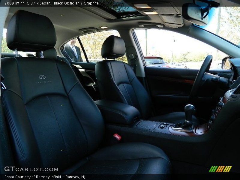 Black Obsidian / Graphite 2009 Infiniti G 37 x Sedan