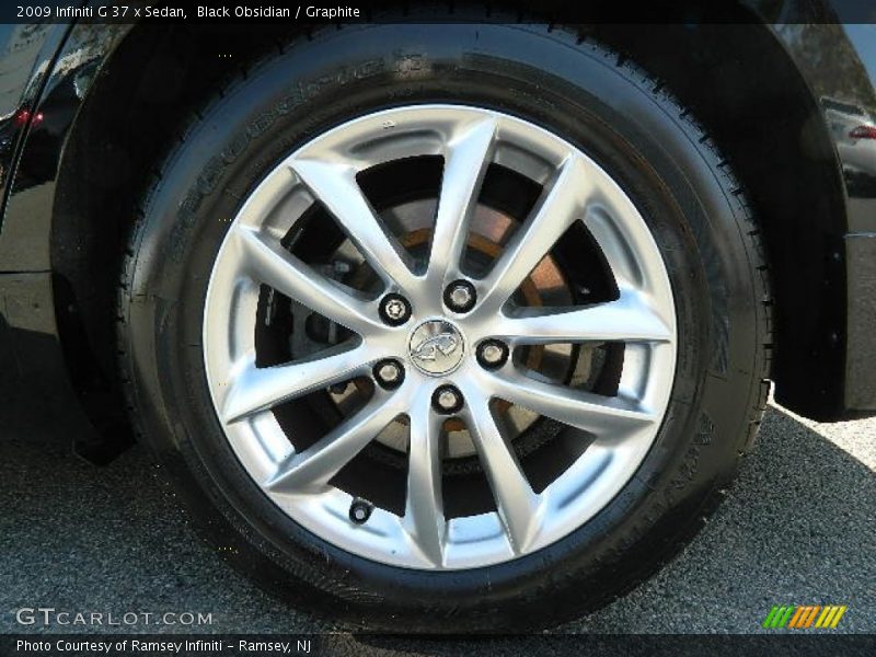 Black Obsidian / Graphite 2009 Infiniti G 37 x Sedan