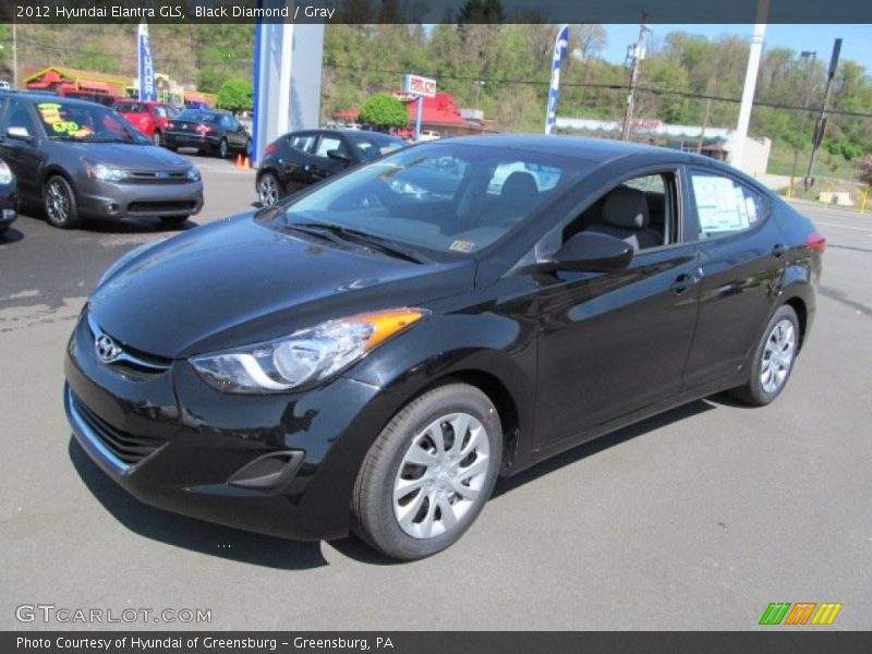 Front 3/4 View of 2012 Elantra GLS