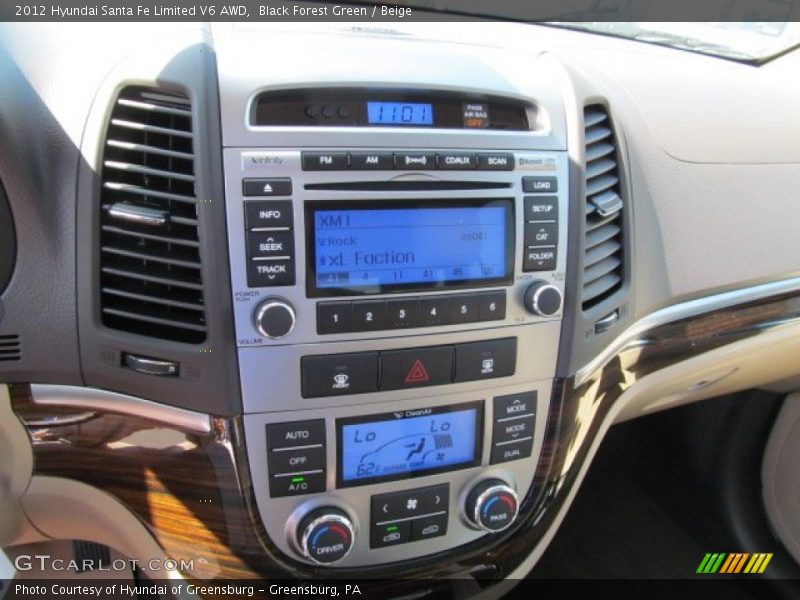 Black Forest Green / Beige 2012 Hyundai Santa Fe Limited V6 AWD