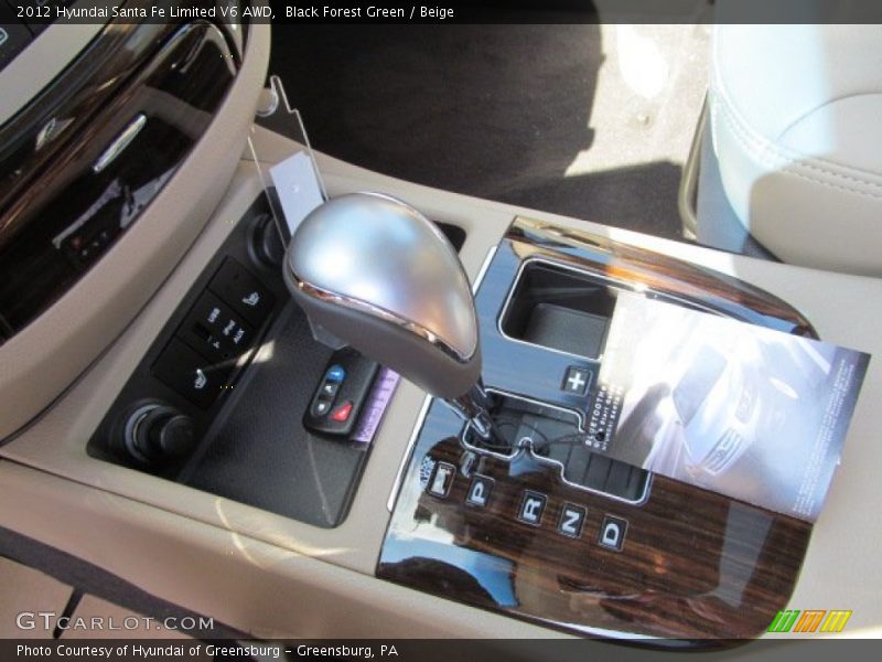 Black Forest Green / Beige 2012 Hyundai Santa Fe Limited V6 AWD