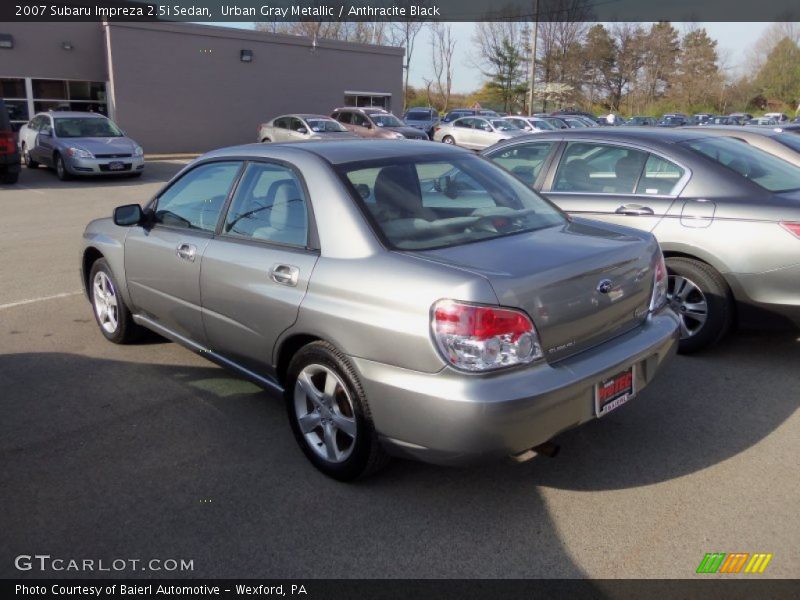 Urban Gray Metallic / Anthracite Black 2007 Subaru Impreza 2.5i Sedan