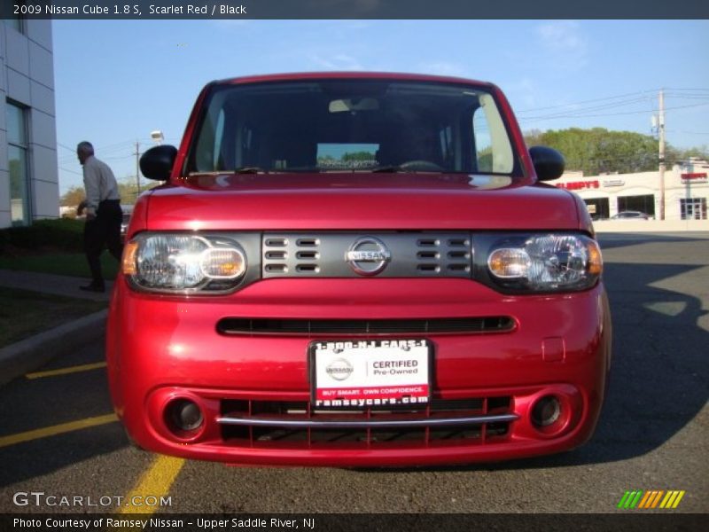 Scarlet Red / Black 2009 Nissan Cube 1.8 S