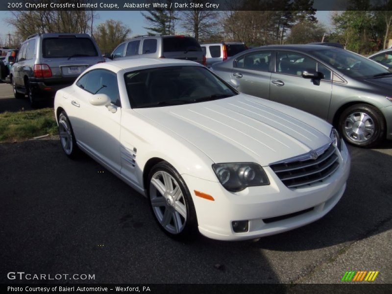 Alabaster White / Dark Slate Grey 2005 Chrysler Crossfire Limited Coupe