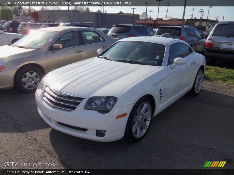 Alabaster White / Dark Slate Grey 2005 Chrysler Crossfire Limited Coupe