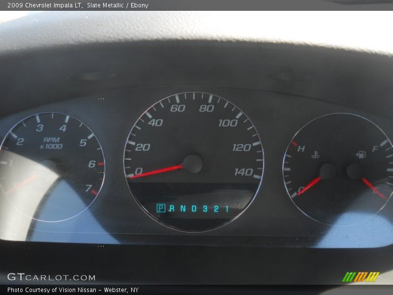 Slate Metallic / Ebony 2009 Chevrolet Impala LT