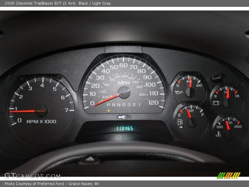 Black / Light Gray 2006 Chevrolet TrailBlazer EXT LS 4x4