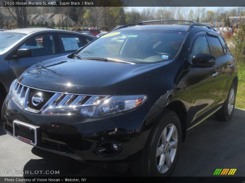 Super Black / Black 2010 Nissan Murano SL AWD