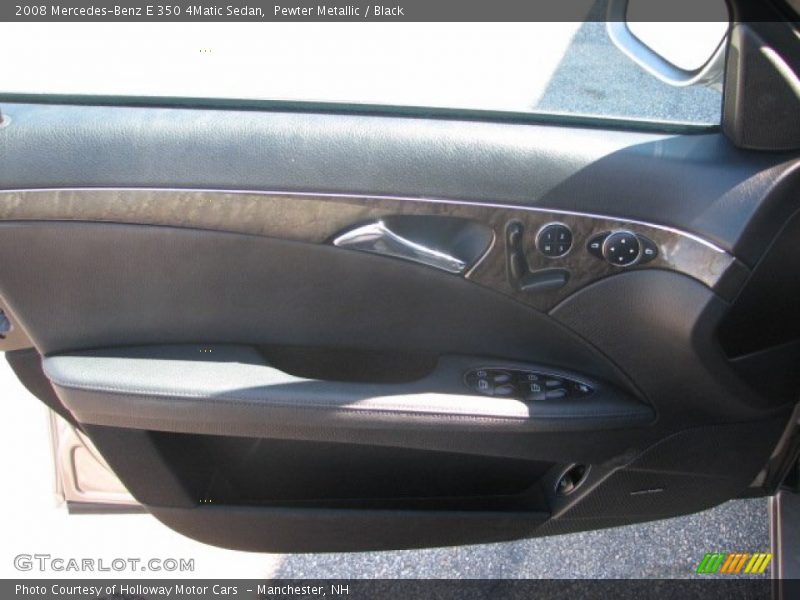 Pewter Metallic / Black 2008 Mercedes-Benz E 350 4Matic Sedan