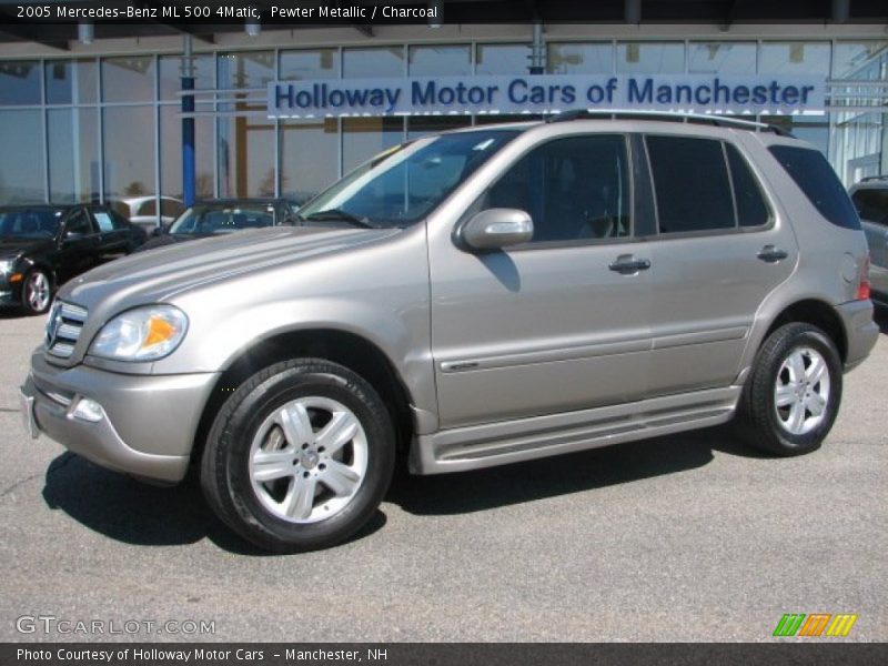 Pewter Metallic / Charcoal 2005 Mercedes-Benz ML 500 4Matic