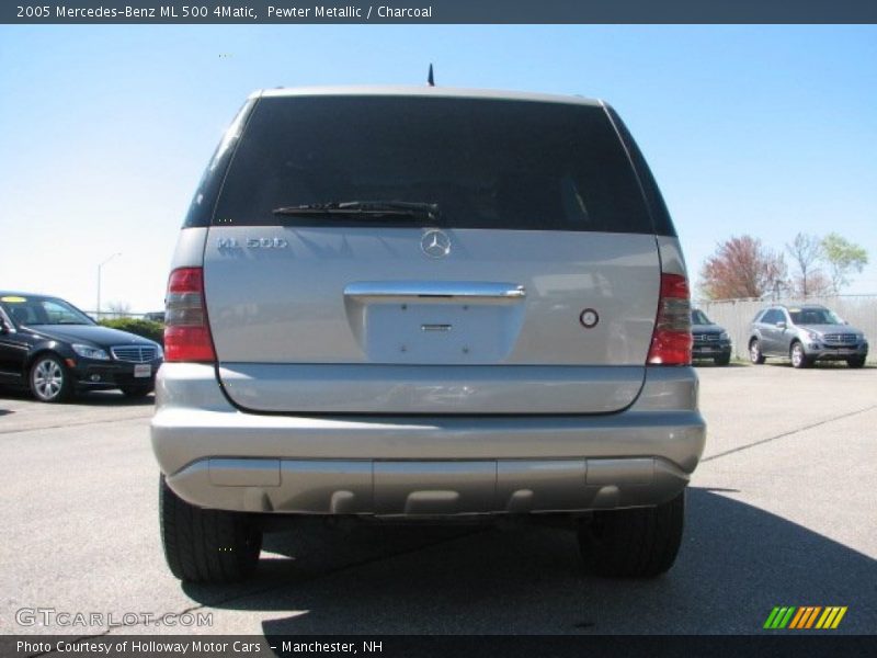 Pewter Metallic / Charcoal 2005 Mercedes-Benz ML 500 4Matic