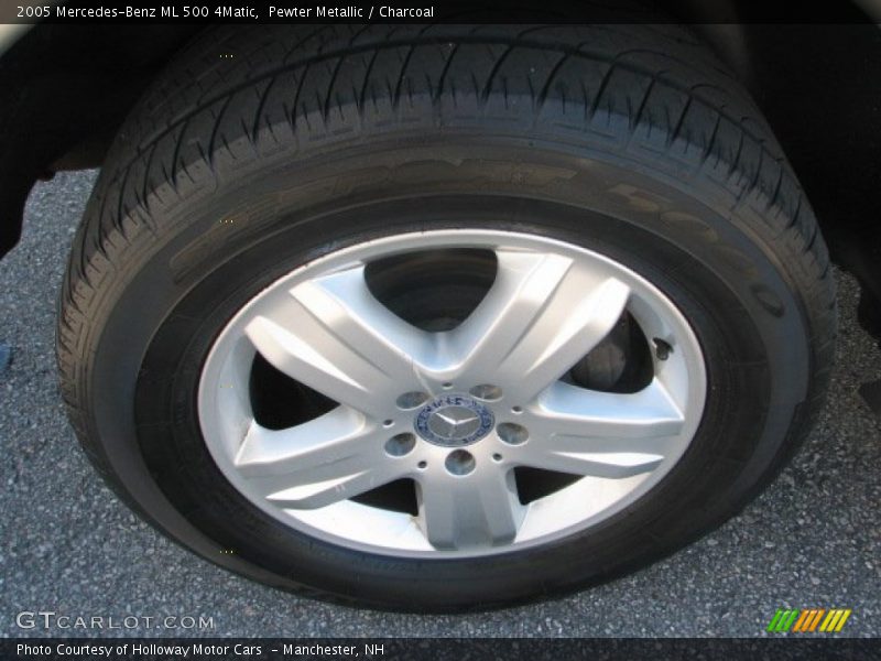 Pewter Metallic / Charcoal 2005 Mercedes-Benz ML 500 4Matic