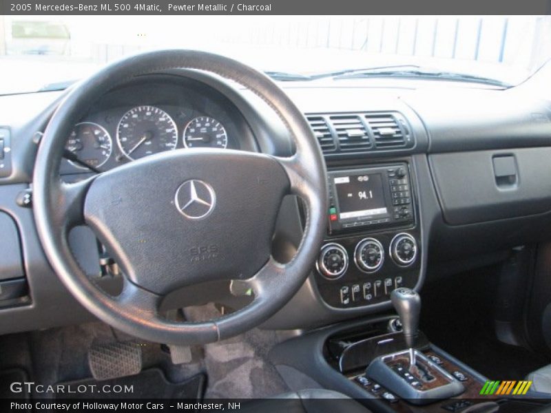 Pewter Metallic / Charcoal 2005 Mercedes-Benz ML 500 4Matic