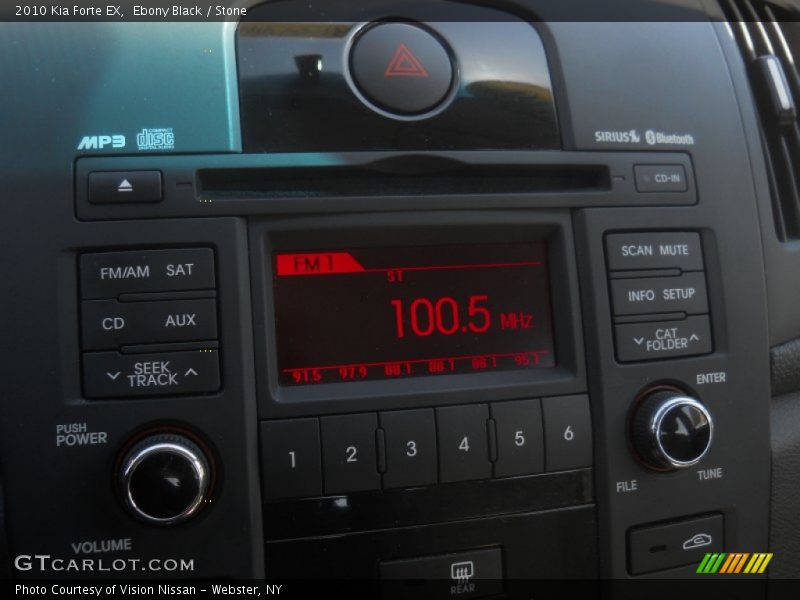 Ebony Black / Stone 2010 Kia Forte EX