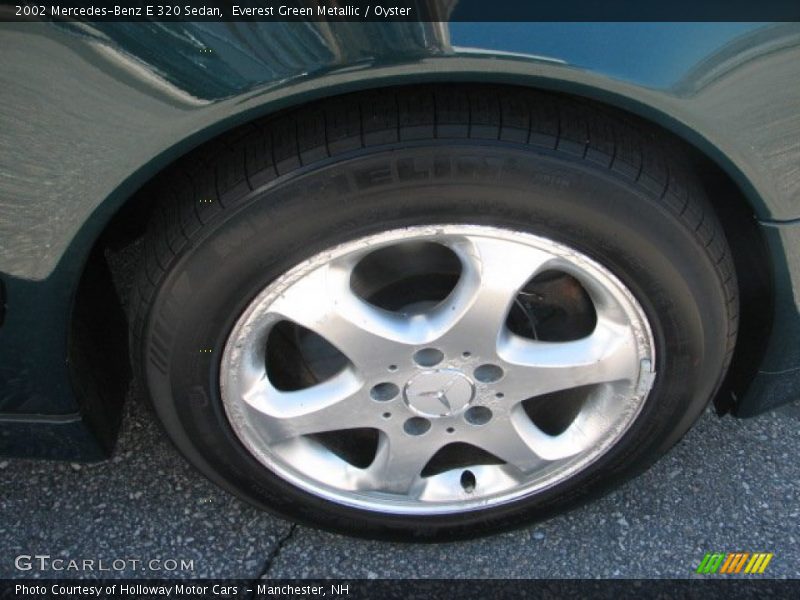 Everest Green Metallic / Oyster 2002 Mercedes-Benz E 320 Sedan