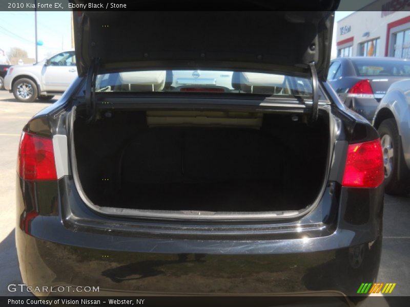 Ebony Black / Stone 2010 Kia Forte EX