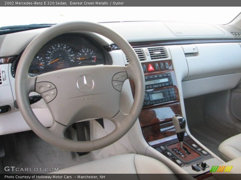 Everest Green Metallic / Oyster 2002 Mercedes-Benz E 320 Sedan