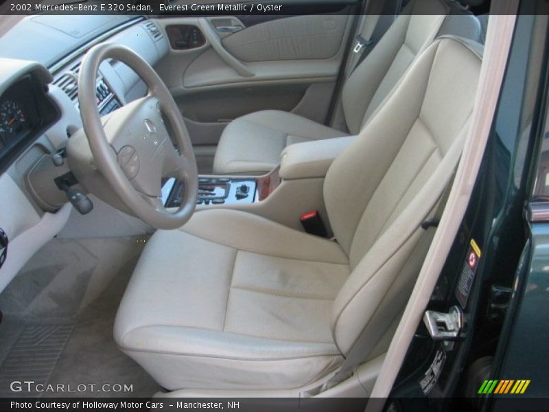 Everest Green Metallic / Oyster 2002 Mercedes-Benz E 320 Sedan