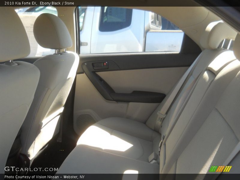 Ebony Black / Stone 2010 Kia Forte EX