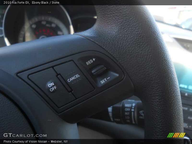 Ebony Black / Stone 2010 Kia Forte EX