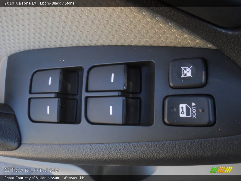 Ebony Black / Stone 2010 Kia Forte EX
