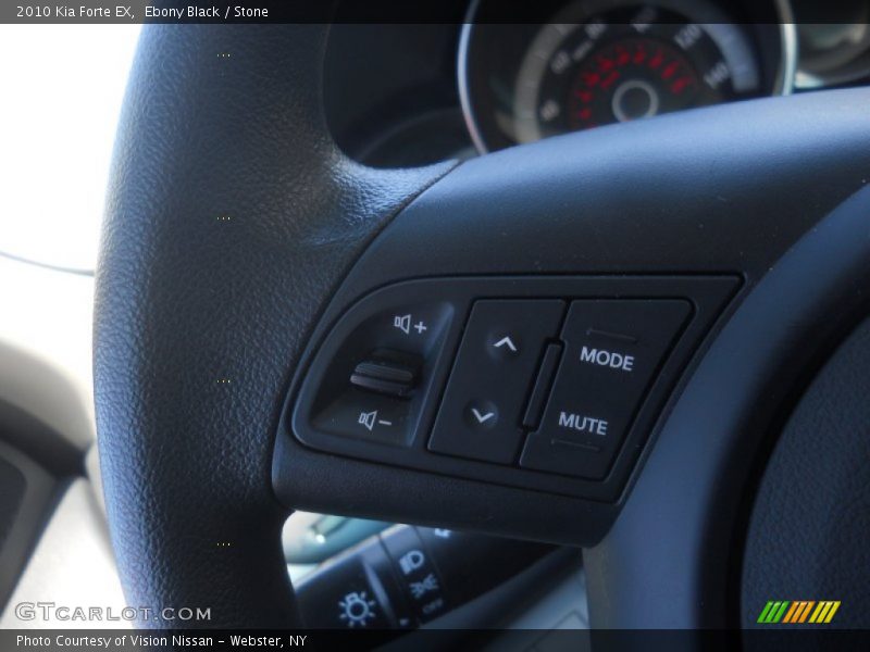 Ebony Black / Stone 2010 Kia Forte EX