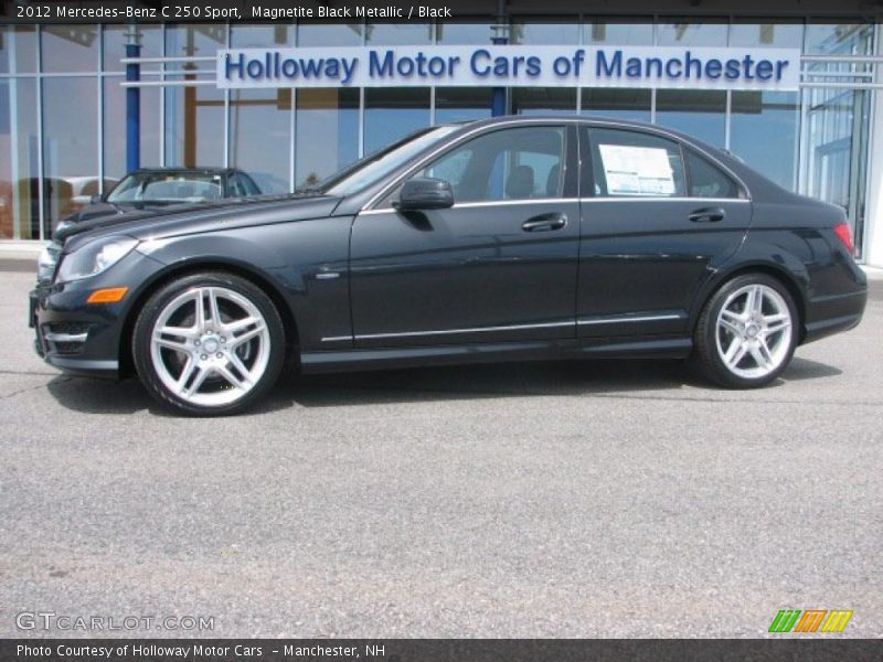 Magnetite Black Metallic / Black 2012 Mercedes-Benz C 250 Sport