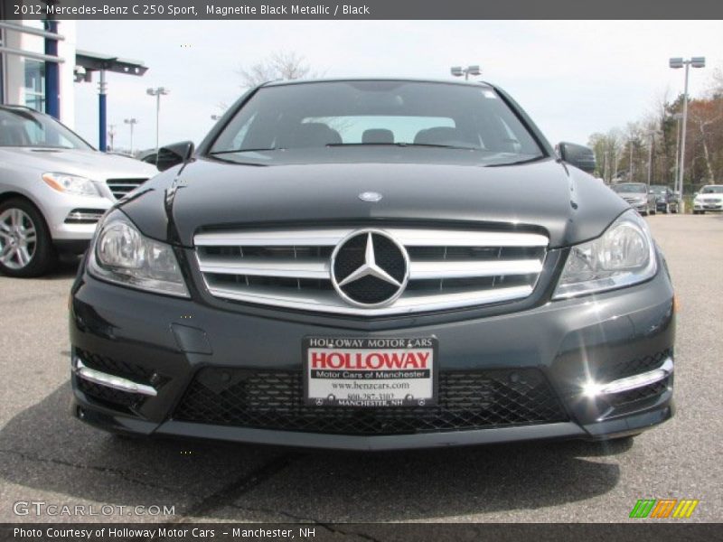 Magnetite Black Metallic / Black 2012 Mercedes-Benz C 250 Sport