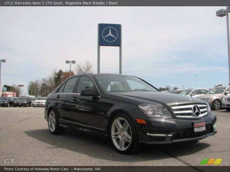Magnetite Black Metallic / Black 2012 Mercedes-Benz C 250 Sport