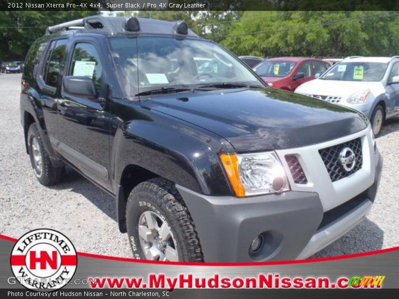 Super Black / Pro 4X Gray Leather 2012 Nissan Xterra Pro-4X 4x4
