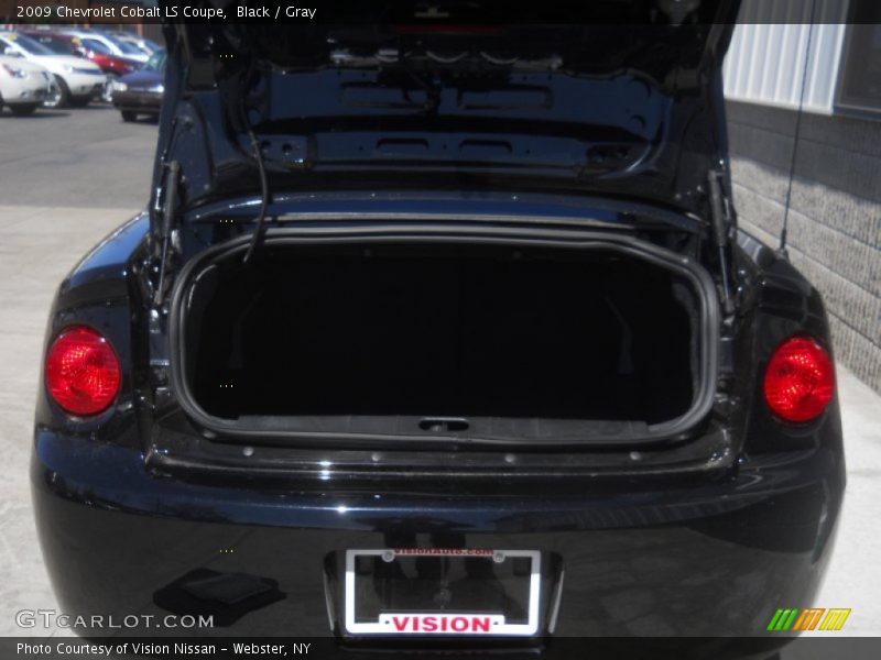 Black / Gray 2009 Chevrolet Cobalt LS Coupe