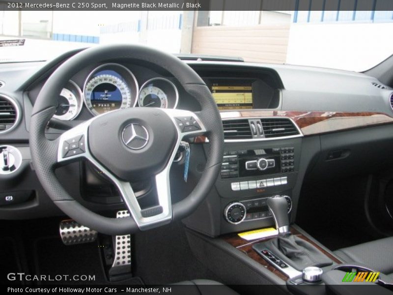 Magnetite Black Metallic / Black 2012 Mercedes-Benz C 250 Sport